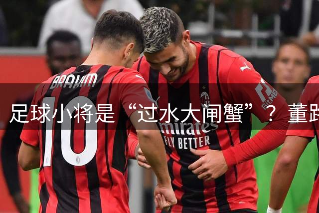 足球小将是“过水大闸蟹”？董路：你孩子留学是为了“过水”吗？